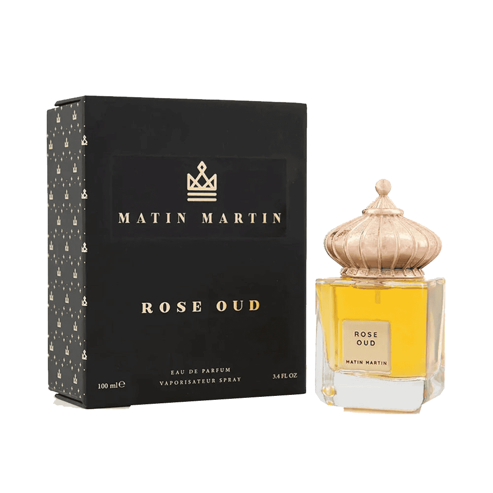 Luxueus parfum cadeau van Matin Martin Rose Oud, ideaal voor elke gelegenheid.